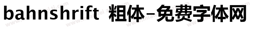 bahnshrift 粗体字体转换